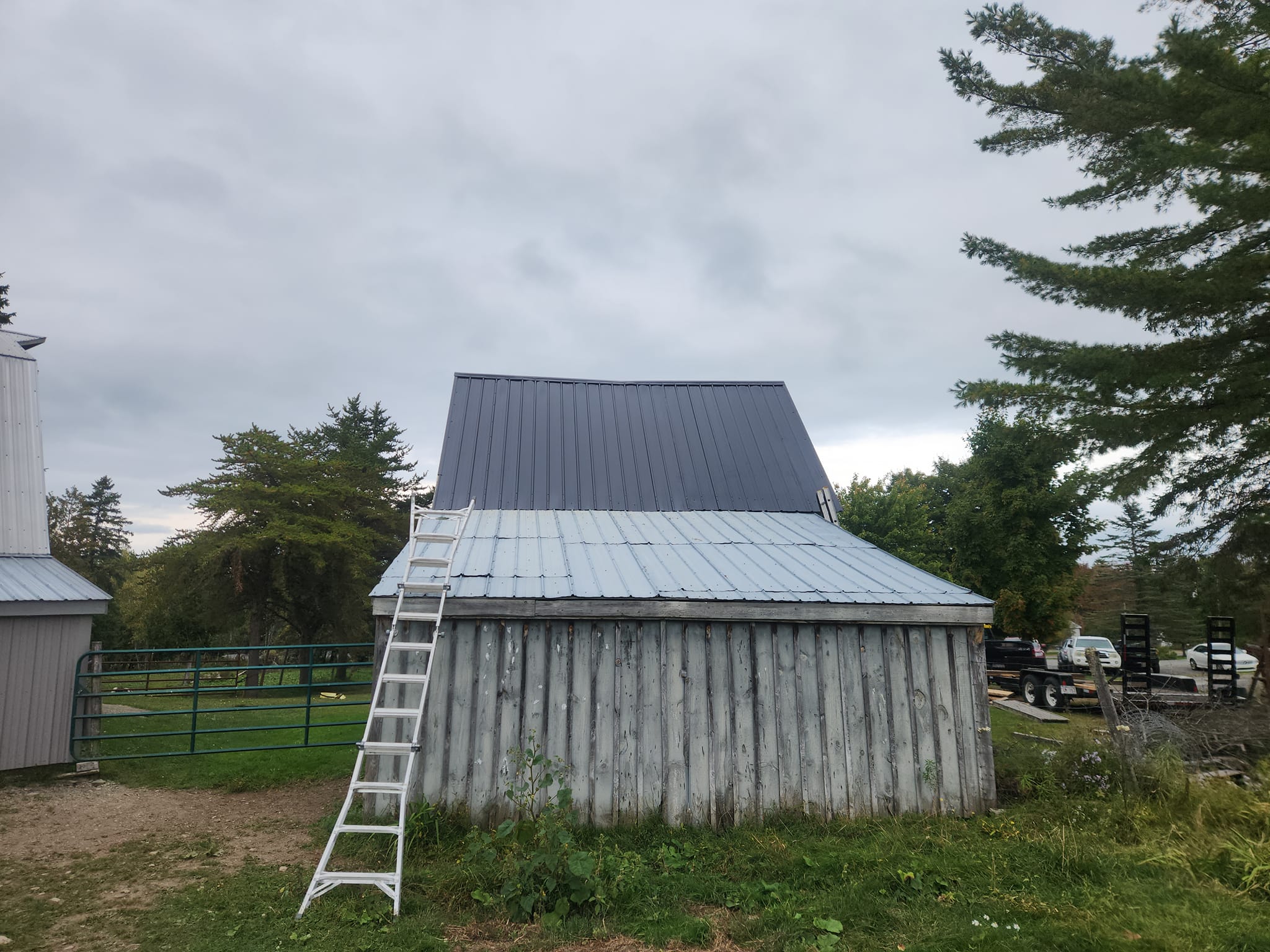 Completed roofing project